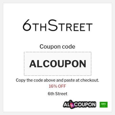 Coupon for 6th Street (ALCOUPON) 16% OFF