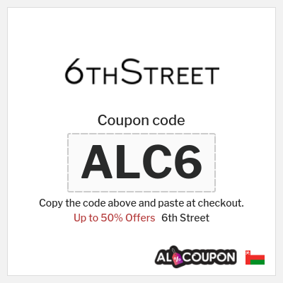 6th Street Coupon (ALC6) 6th Street End of Year Discount Code