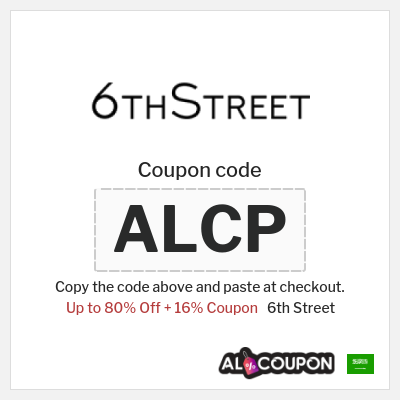 Coupon for 6th Street (ALCP) Up to 80% Off + 16% Coupon