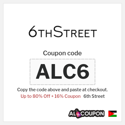 6th Street Coupon (ALC6) 6th Street Eid Al-Adha Promo Code