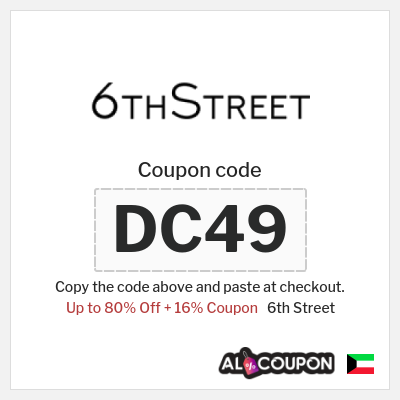 Coupon for 6th Street (DC49) Up to 80% Off + 16% Coupon