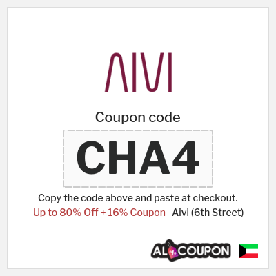 Aivi (6th Street) Coupon (CHA4) 6th Street Promo Code 2026 