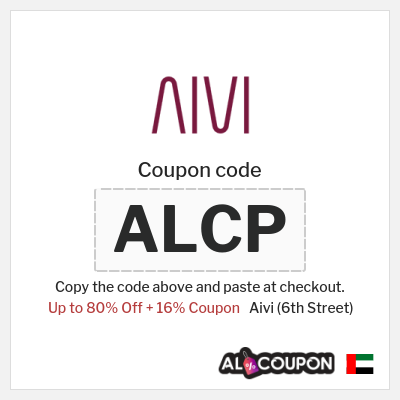 Coupon for Aivi (6th Street) (ALCP) Up to 80% Off + 16% Coupon