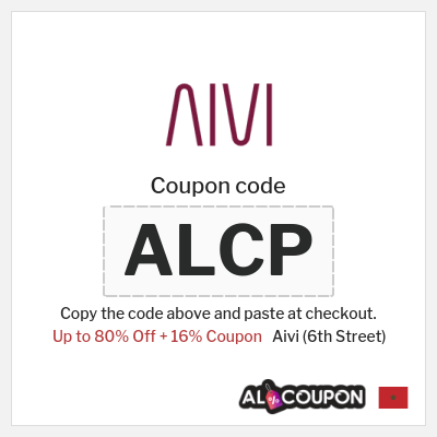 Aivi (6th Street) Coupon (ALCP) 6th Street Promo Code 2026 