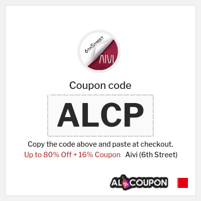 Aivi (6th Street) Coupon (ALCP) 6th Street Promo Code 2026 