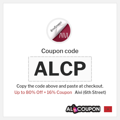 Aivi (6th Street) Coupon (ALCP) 6th Street Promo Code 2026 