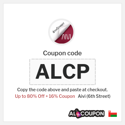Aivi (6th Street) Coupon (ALCP) 6th Street Promo Code 2026 