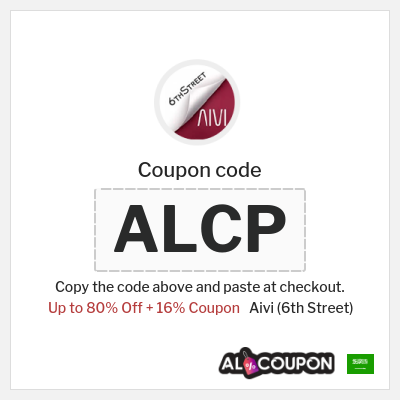 Aivi (6th Street) Coupon (ALCP) 6th Street Promo Code 2026 
