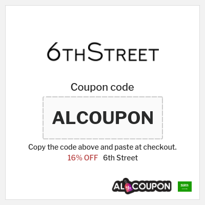 Coupon for 6th Street (ALCOUPON) 16% OFF