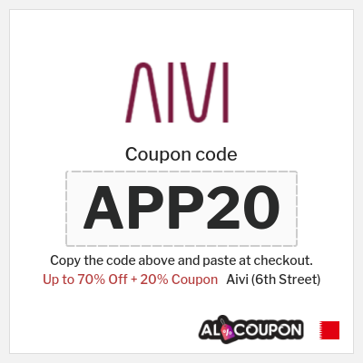 Aivi (6th Street) Coupon (APP20) 6th Street Promo Code 2026 