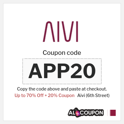 Aivi (6th Street) Coupon (APP20) 6th Street Promo Code 2026 