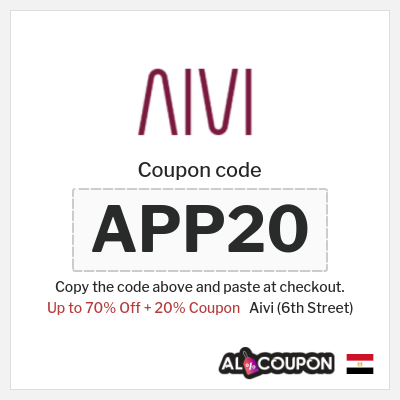 Aivi (6th Street) Coupon (APP20) 6th Street Promo Code 2026 