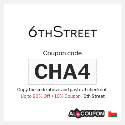 6th Street Coupon (CHA4) 6th Street Eid Al-Adha Promo Code