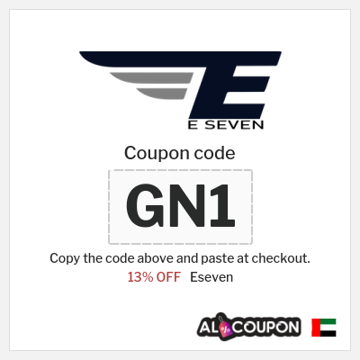 Coupon for Eseven (GN1) 13% OFF