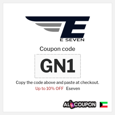 Coupon for Eseven (GN1) Up to 10% OFF