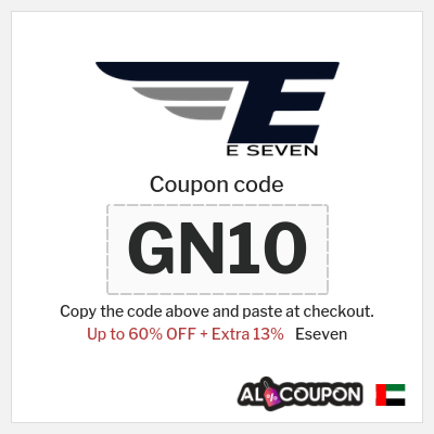 Coupon for Eseven (GN10) Up to 60% OFF + Extra 13%