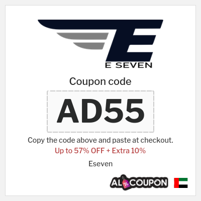 Coupon for Eseven (AD55) Up to 57% OFF + Extra 10%