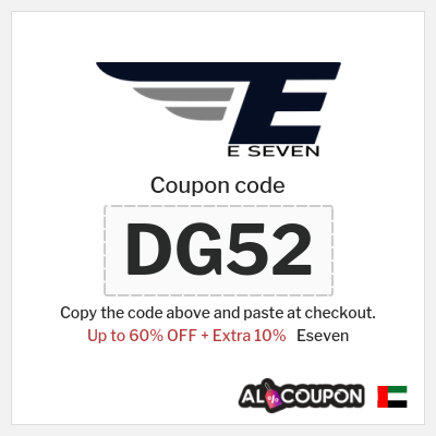 Coupon for Eseven (DG52) Up to 60% OFF + Extra 10%