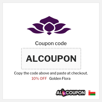 Coupon discount code for Golden Flora 10% OFF