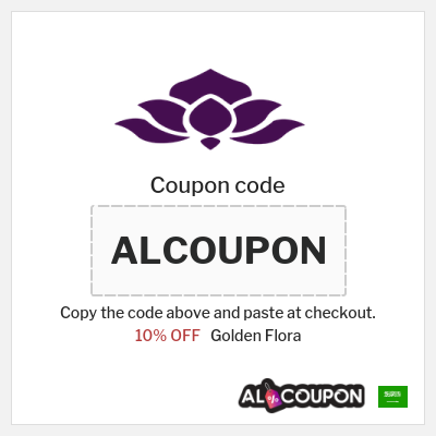 Coupon for Golden Flora (ALCOUPON) 10% OFF