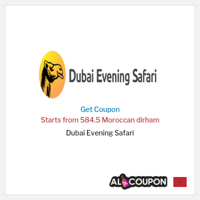 Coupon discount code for Dubai Evening Safari 55% OFF