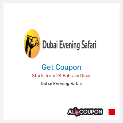 Coupon discount code for Dubai Evening Safari 55% OFF