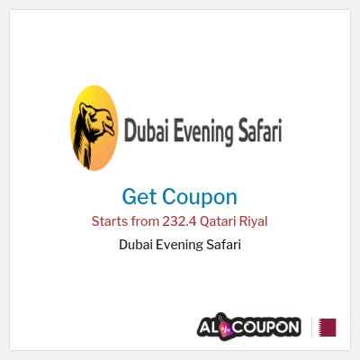 Coupon discount code for Dubai Evening Safari 55% OFF