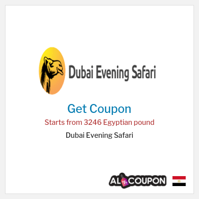 Coupon discount code for Dubai Evening Safari 55% OFF