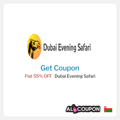 Coupon for Dubai Evening Safari Flat 55% OFF
