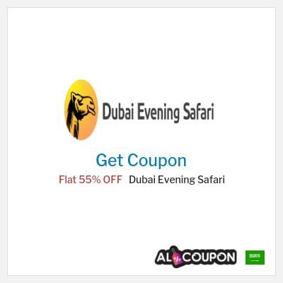 Coupon for Dubai Evening Safari Flat 55% OFF