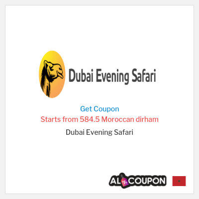 Coupon for Dubai Evening Safari Starts from 584.5 Moroccan dirham
