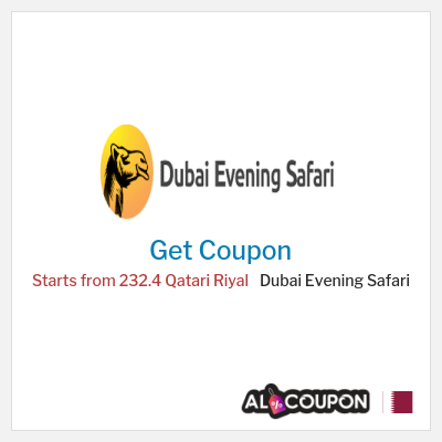 Coupon for Dubai Evening Safari Starts from 232.4 Qatari Riyal