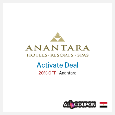 Special Deal for Anantara 20% OFF