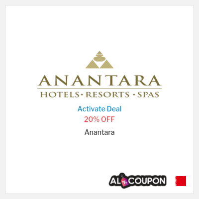 Special Deal for Anantara 20% OFF