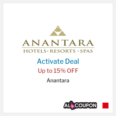 Special Deal for Anantara Up to 15% OFF