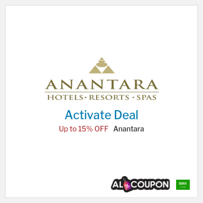 Special Deal for Anantara Up to 15% OFF
