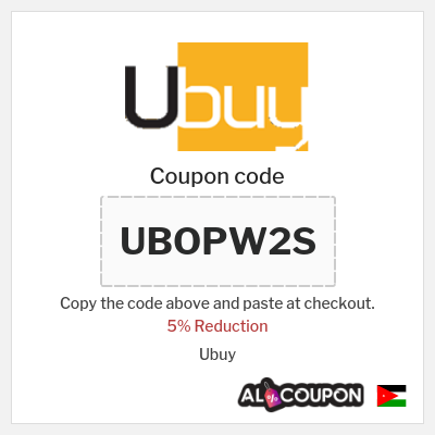 Coupon for Ubuy (UBOPW2S) 5% Reduction