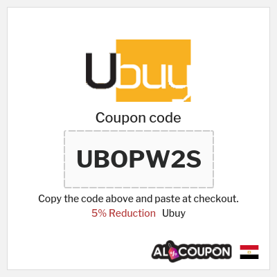 Coupon for Ubuy (UBOPW2S) 5% Reduction