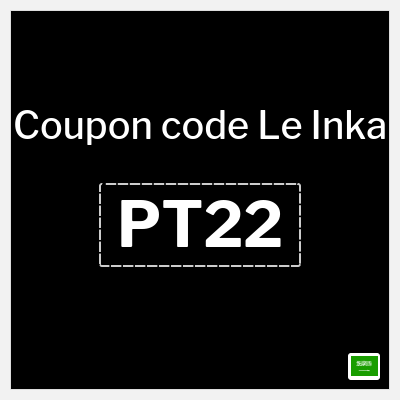 Coupon discount code for Le Inka 15% OFF