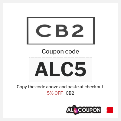 Coupon discount code for CB2 Up to 16% OFF
