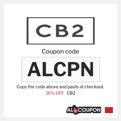 Coupon discount code for CB2 Up to 16% OFF