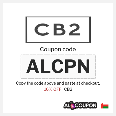 Coupon discount code for CB2 Up to 16% OFF