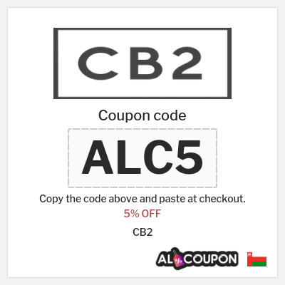 Coupon discount code for CB2 Up to 16% OFF