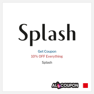 Coupon for Splash 10% OFF Everything