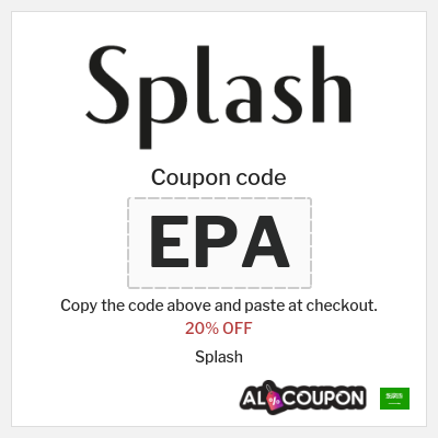 Coupon for Splash (EPA) 20% OFF