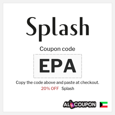 Coupon for Splash (EPA) 20% OFF
