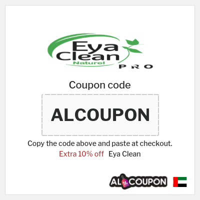 Coupon discount code for Eya Clean 10% OFF
