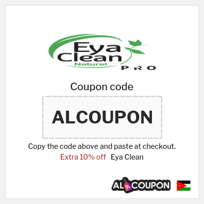 Coupon discount code for Eya Clean 10% OFF