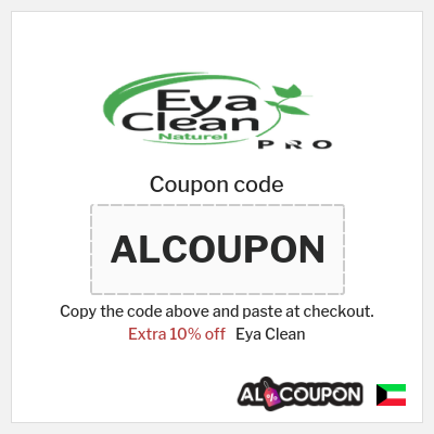 Coupon discount code for Eya Clean 10% OFF