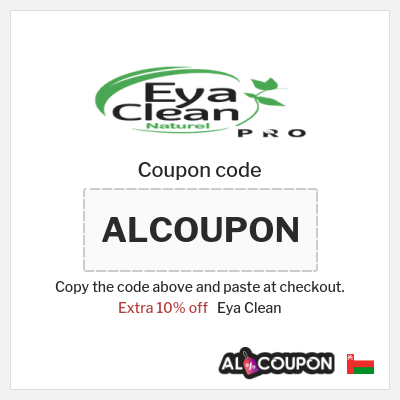 Coupon discount code for Eya Clean 10% OFF